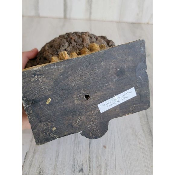 Owl tree bark texture animal figure home decor bird - Picture 7 of 7